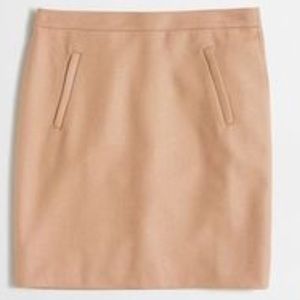 J. Crew Zip Pocket Wool Mini Skirt - Size 6